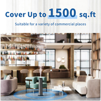 Diffuseur Commercial Tour 2026 Grand Modèle en Aluminium pour Huiles Essentielles, Humidificateur et Purificateur d'Air pour Hôtels, Bureaux et Grands Espaces
