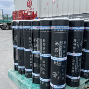 <span class=keywords><strong>Membrane</strong></span> d'étanchéité bitumineuse modifiée SBS APP 3 mm TPO & PE pour l'extérieur et la construction, application au chalumeau, conception industrielle - Product Image 2