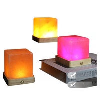 Lámpara de sal Dormitorio Mesita de noche Luz de noche Decoración Luz cálida Regalo de vacaciones creativo
