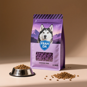 Maßgeschneiderte Tierfutter-Verpackungsbeutel mit Reißverschluss Günstige Recycelbare Hundefutter-Standbeutel mit Barriere Lieferant Druck - Product Image 3