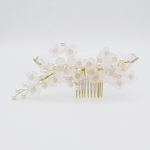 Di cristallo Petalo Nuziale del Pettine Dei Capelli Sfera Festa di <span class=keywords><strong>Compleanno</strong></span> Della Principessa Tiara - Product Image 2
