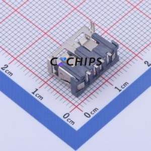 910-161A2022S10100 USB Connector SMD Connector ( Connector Type: Type-A )( Protocol Standard: USB 2.0 )( Gender: Female ) - Product Image 2