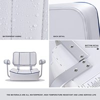 Siège bateau de luxe avec accoudoirs