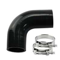 Haute Performance Noir Droit 45 90 Degrés Silicone Tuyau Turbo/Admission/Intercooler Tuyauterie Tube Silicone Coupleur Tuyau Tuyau