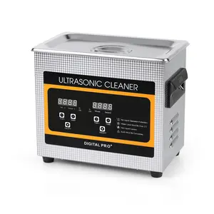 3.2L Ultrasonic Cleaner Timer Digital Cleaner para Ouro Jóias Óculos Jade Colar Óxido Anti-Rust Oil Cleaning Machine