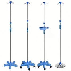 Nouveau support d'infusion portable rétractable, résistant aux dommages, avec roulettes pour un déplacement pratique, personnalisable - Product Image 4