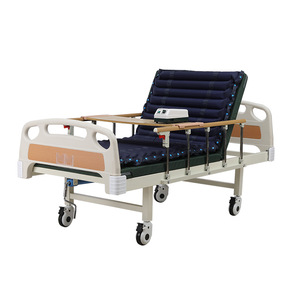 Cama de Enfermería Manual Haoyuan 2060mm X 900mm X 500mm con Acabado en Madera para Cuidado de Ancianos y Rehabilitación en el Hogar - Product Image 3