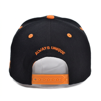 Casquette Snapback 6 Panneaux Personnalisable Broderie Machine - Unisexe 100% Coton Respirant/Imperméable Hip Hop Sport Image