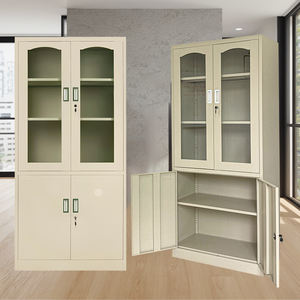 Guangdong Foshan armoire en acier boîte de classement en métal de luxe avec verre 2 4 <span class=keywords><strong>6</strong></span> portes <span class=keywords><strong>casier</strong></span> tiroir de rangement pour bureau Garage fichier outil - Product Image 2