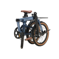 Vélo électrique pliable Naicisports 20 pouces en fibre de carbone avec batterie au lithium pour les trajets urbains et professionnels, capteur de couple, chaîne KMC, 7 vitesses