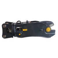Beiyi Cisaillement hydraulique personnalisé pour rail de route Cisaille à rail v Ferraille de démolition pour pelle