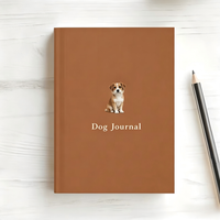 Carnet personnalisé pour animaux de compagnie, journal de chien personnalisé, carnet minimaliste, pages lignées, cadeau pour les amoureux des animaux