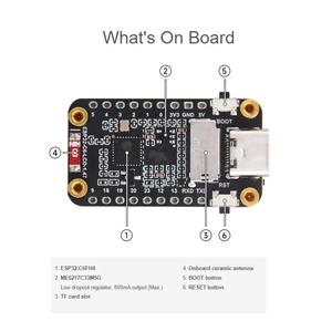 ESP32-C6 บอร์ดพัฒนา จอแสดงผล LCD ขนาด 1.47 นิ้ว ช่องเสียบการ์ด RGB บนตัวเครื่องอินเตอร์เน็ตไร้สาย 6 สำหรับไมโครคอนโทรลเลอร์ - Product Image 3