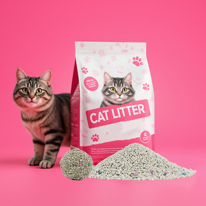 ครอกแมวเบนโทไนท์สำหรับแมวสูตรทางวิทยาศาสตร์ที่มีกลิ่นของแอมโมเนียช่วยให้บ้านสดชื่นอีกต่อไป - Product Image 1