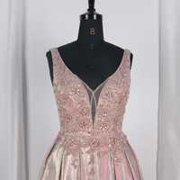 Robe de soirée en tissu brillant de perles, vêtements pour filles, bal d'anniversaire, à dos nu, brillante, nouvelle collection, 2020
