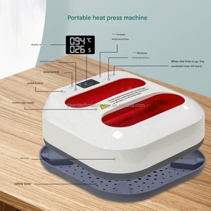 Mini Prensa Térmica Portátil para Sublimación, la Más Vendida, Verde/Roja, para Transferencia de Calor, para Hacer Logotipos en Camisetas - Product Image 4