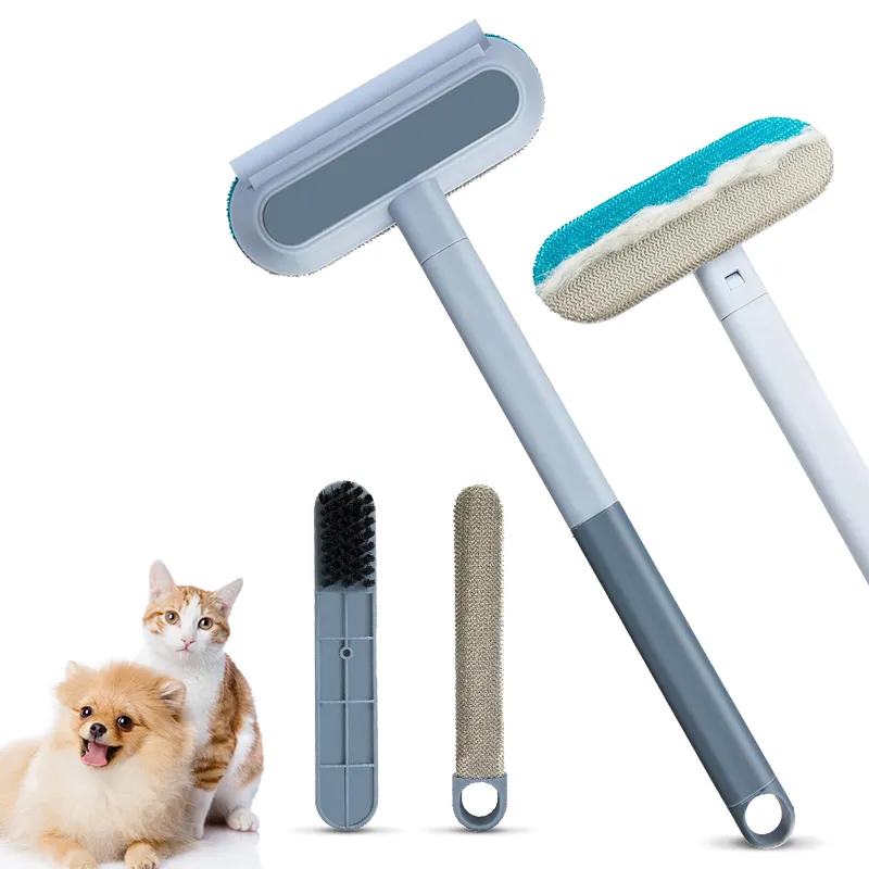 Hộ gia đình làm sạch bàn chải con chó mèo tóc Remover Con lăn vật nuôi làm sạch công cụ tự làm sạch tái sử dụng bàn chải