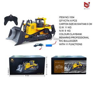 Bulldozer RC <span class=keywords><strong>HUINA</strong></span> 1554 2.4G 1:16 11 canaux avec chargeur et télécommande - Product Image 5