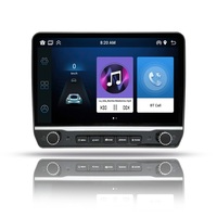 Autoradio universel 10 pouces, lecteur DVD de voiture, navigation GPS, écran IPS, unité centrale 4 cœurs, amplificateur, Carplay, Android Auto