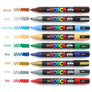 Marqueur de peinture <span class=keywords><strong>Posca</strong></span> 16 couleurs - PC-5M Extra fin 1,8-2,5 mm - Product Image 6