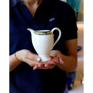 Service à thé de luxe Richard Ginori pour six personnes avec décoration Isabella, capacité de 600 ml, style royal, tasses à café pour hôtels 0g - Product Image 3