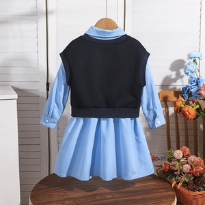 Yokids ชุดเสื้อผ้า2ชิ้นสำหรับเด็กผู้หญิงชุดเสื้อผ้าบูติกสำหรับฤดูใบไม้ร่วงและ4-7ปี5ปี - Product Image 2