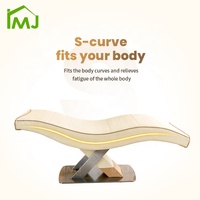 Table de massage inclinable pour spa facial et extensions de cils, lit de beauté courbé pour salon de beauté