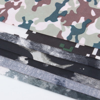 Vente directe usine – Tissu d'entraînement imprimé camouflage 100 % polyester résistant à l'abrasion pour matériaux de chaussures