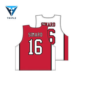 新设计的高品质涤纶面料长曲棍球运动衫印有标志升华长曲棍球 - Product Image 6