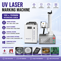 Machine de marquage laser UV 5W 10W 15W haute précision de table pour le marquage de logos sur métal, bois, plastique, verre, prise en charge DXF/AI/PLT