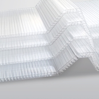 Panneau de toiture en polycarbonate ondulé transparent givré moderne, plaque ondulée blanche pour applications hôtelières