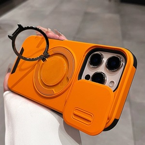 Capa Magnética de Luxo com Carregamento Sem Fio para <span class=keywords><strong>iPhone</strong></span> 18 17 16 15 14 13 <span class=keywords><strong>12</strong></span> 11 Pro Max com Proteção de Lente e Suporte - Product Image 1