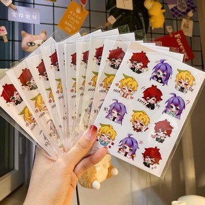 Hoja adhesiva de vinilo troquelada esmerilada transparente Vigreat, impresión impermeable, bonito diseño de dibujos animados para regalos promocionales - Product Image 2