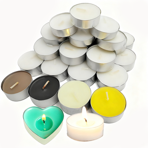 OEM Preço Baixo Pacote com 50 Velas de Chá Brancas Sem Fragrância de Parafina de 4 Horas para Casamento Natal Oração Shabbat - Product Image 1
