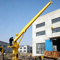 Grue de pont hydraulique à flèche rigide pour usage maritime, certifiée Shipyard BV CCS RMRS, capacité 1t, 2t, 3t, 3,5t, 5t, rotation à 360 degrés