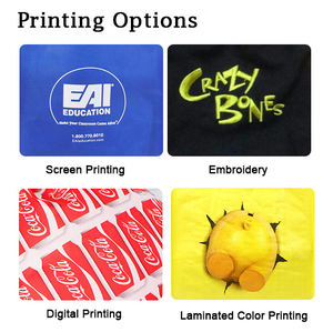 Sac fourre-tout en tissu <span class=keywords><strong>Bah</strong></span> sac écologique sac fourre-tout avec logo personnalisé fabricant de shopping sacs non tissés brodés - Product Image 5