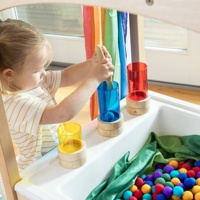 Table d'activités en bois Montessori pour jardin d'enfants et garderie Mobilier d'espace de découverte sensorielle pour chambre à coucher et salle de bain