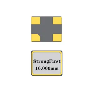 كريستال كوارتز StrongFirst SMD 16 MHz RoHS متوافق مع 20ppm 16pF