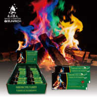 Poudre Magique de Feu 50g – Sachets de Couleurs Magiques pour Fêtes, Décorations de Mariage, Arts et Métiers, Changement de Couleur par le Feu, Tours de Magie