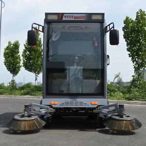 Machine de nettoyage de voirie, aspirateur routier, autoportée, pour sols extérieurs, industrielle, type auto-déchargeant - Product Image 4