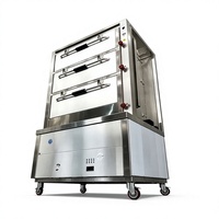 Gabinete de Cocción al Vapor de Tres Puertas para Salón de Banquetes, Restaurante de Té, Comedor de Ocio