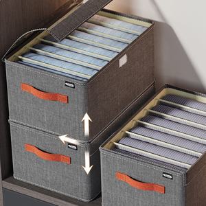 Offre Spéciale garde-robe pantalon sous-vêtements organisateur pliable culottes chaussettes vêtements tiroir sous-vêtements stockage Cubes diviseur - Product Image 2