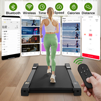 Tapis de marche inclinable à roulettes pour déplacement et rangement faciles, à placer sous le canapé, debout, dans un coin mural, rangement rapide, usage quotidien, fitness à domicile