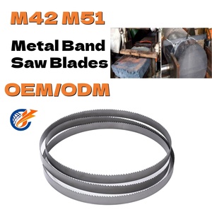 Hoja de sierra de cinta bimetálica de alta calidad para uso industrial OEM, prensada en caliente, blanca, con 3 años de garantía, 18 pulgadas de diámetro, para cortar acero inoxidable y metal. - Product Image 1