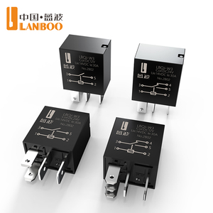 LANBOO-Relé automático violeta 30A, 12V/24V 100K, ciclos eléctricos, contactos AgSnO2 completa con bobina de cobre, modificación de coche de 4/5 pines - Product Image 6