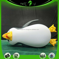 Ballon gonflable publicitaire personnalisé en forme de pingouin mignon, modèle gonflable durable pour la publicité, jouet pour la piscine et la décoration de fêtes