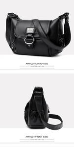 Nuevo Bolso Bandolera de Moda, Gran Capacidad, de Cuero PU Suave, Bolso de Mano para Mujer, Diseño de Lujo - Product Image 4