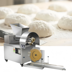 Automatic High Efficiency Motorized Food Grade Stainless Steel Bakery Bread Molding Bun Pizza Rounder <b>Ball</b> Cutting <b>Machine</b> Dough - Product Image 6