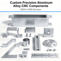 Fabricant de pièces usinées en aluminium CNC sur mesure, fraisage et tournage personnalisés, finition anodisée pour équipements d'automatisation