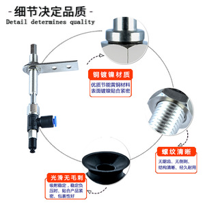 Vacuum <b>Suction</b> Cup ZPR02 40 Mm Ring <b>Pad</b> 1/4 In Thread Pneumatic Durable Standard Flange - Product Image 1